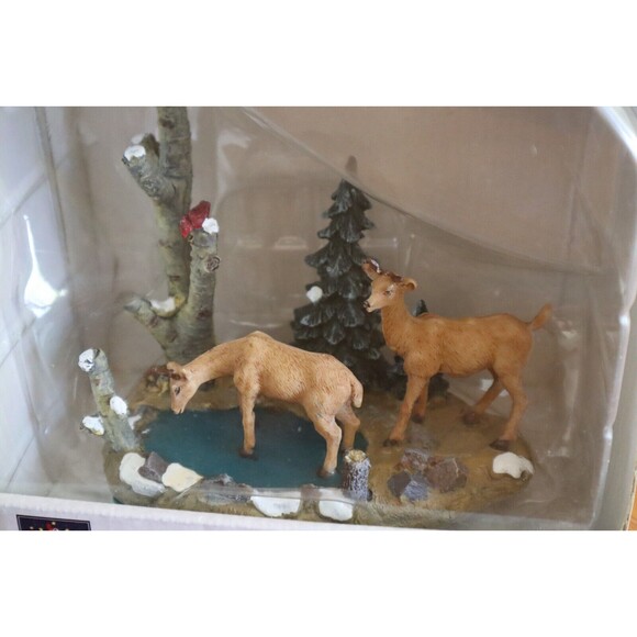 LEMAX Village Town Collection TESTING THE WATER 2000 Landscape Accent Figure - Picture 9 of 9